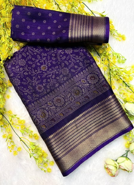 Tew Soft Bleck Dola Silk Sarees Best Wholesale Price In Surat
